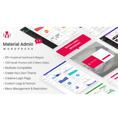 Material - White Label WordPress Admin Theme