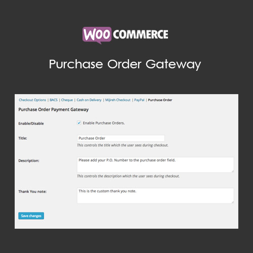 WooCommerce Purchase Order Gateway